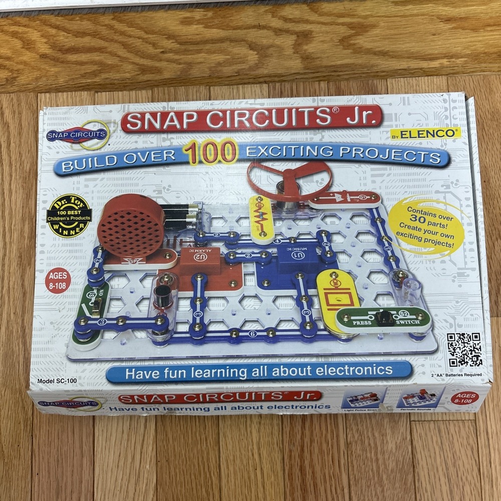 ELENCO Snap Circuits Jr.� 100 Experiments Electronics Discovery Kit